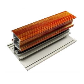 T modella la lunghezza di alluminio di profili di rivestimento di legno su misura per le porte di vetro