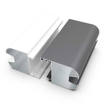 L'estrusione di alluminio 6063 ha personalizzato i profili di alluminio anodizzati d'argento della struttura di porta per il mercato del Senegal