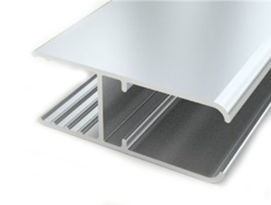 Profilo di alluminio su misura del portello scorrevole del gabinetto rivestito della polvere per la porta di vetro di costruzione