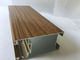 Estrusioni di alluminio di profili di rivestimento del legno del quadrato per resistenza della corrosione principale di illuminazione di striscia