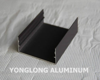 Spolverizzi il profilo di alluminio rivestito per la struttura Champangn della parete divisoria, bronzeo